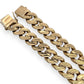 NZGD | 18ct Gold Dual Glow Sovereign Cuban Link Bracelet 18.5cm