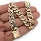 NZGD | 18ct Gold Dual Glow Sovereign Cuban Link Bracelet 18.5cm