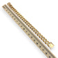 NZGD | 18ct Gold Dual Glow Sovereign Cuban Link Bracelet 18.5cm