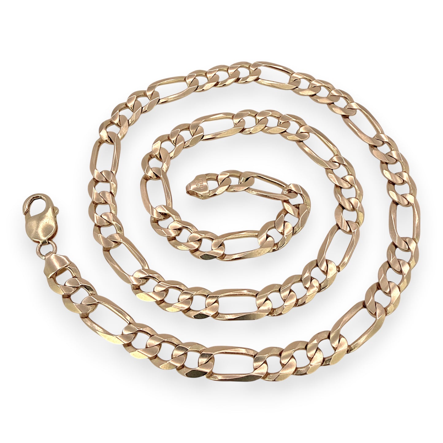NZGD | 10ct Gold 49.64g MHJ Masterlink Figaro Chain 58cm
