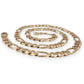 NZGD | 10ct Gold 49.64g MHJ Masterlink Figaro Chain 58cm