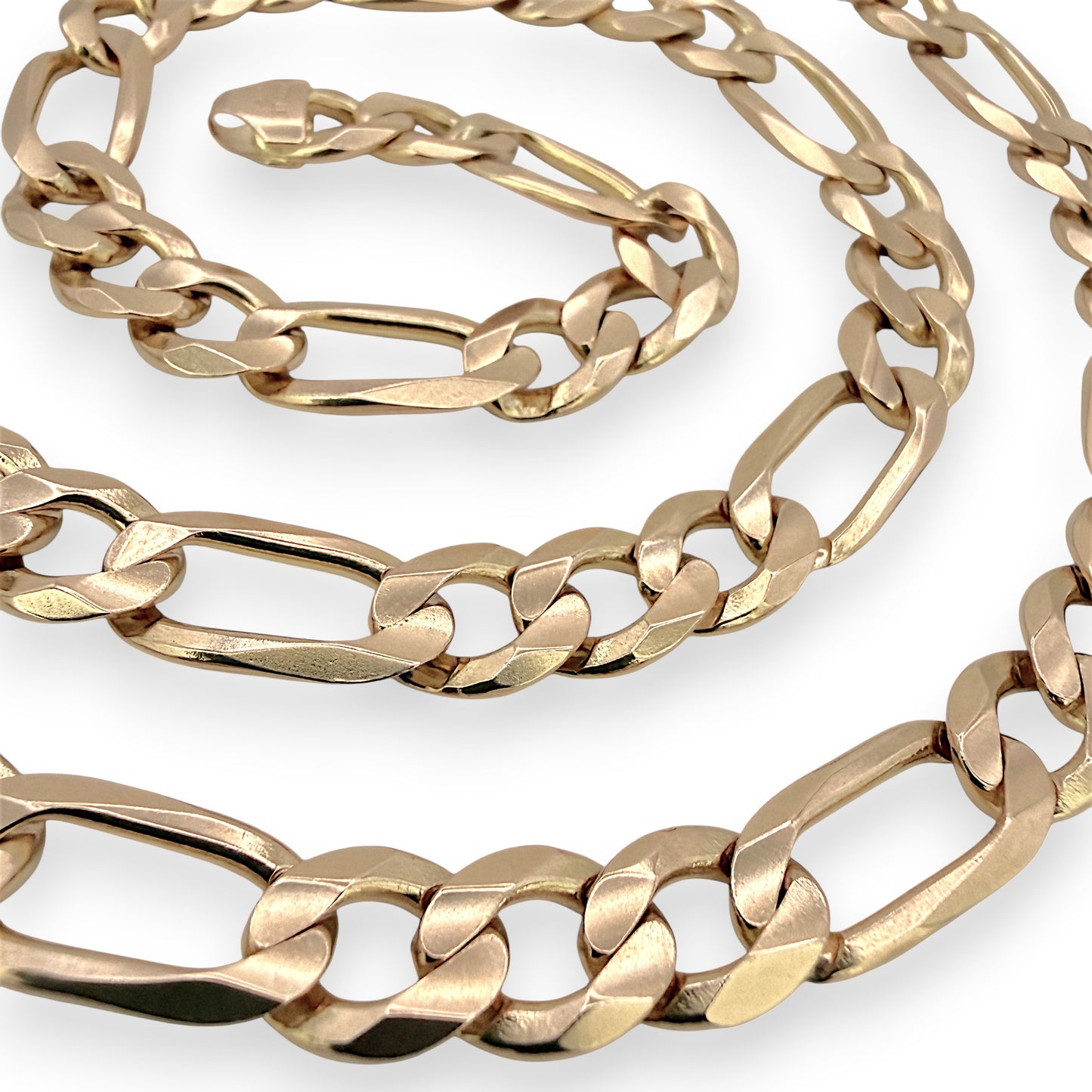 NZGD | 10ct Gold 49.64g MHJ Masterlink Figaro Chain 58cm