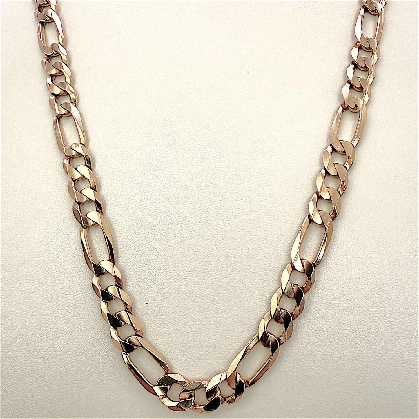 NZGD | 10ct Gold 49.64g MHJ Masterlink Figaro Chain 58cm