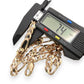 NZGD | 10ct Gold 49.64g MHJ Masterlink Figaro Chain 58cm