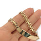 NZGD | 18ct Gold Maison Double‑Link ID Bar Bracelet 21.5cm