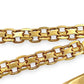 NZGD | 18ct Gold Maison Double‑Link ID Bar Bracelet 21.5cm