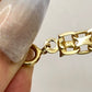 NZGD | 18ct Gold Maison Double‑Link ID Bar Bracelet 21.5cm