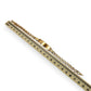 NZGD | 18ct Gold Maison Double‑Link ID Bar Bracelet 21.5cm