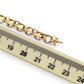 NZGD | 18ct Gold Maison Double‑Link ID Bar Bracelet 21.5cm