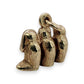 NZGD | 9ct Gold Three Wise Monkeys Charm Pendant 14.5mm