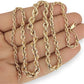 NZGD | 9ct Gold Golden Cascade Rope Chain 46cm