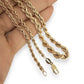 NZGD | 9ct Gold Golden Cascade Rope Chain 46cm
