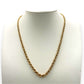 NZGD | 9ct Gold Golden Cascade Rope Chain 46cm