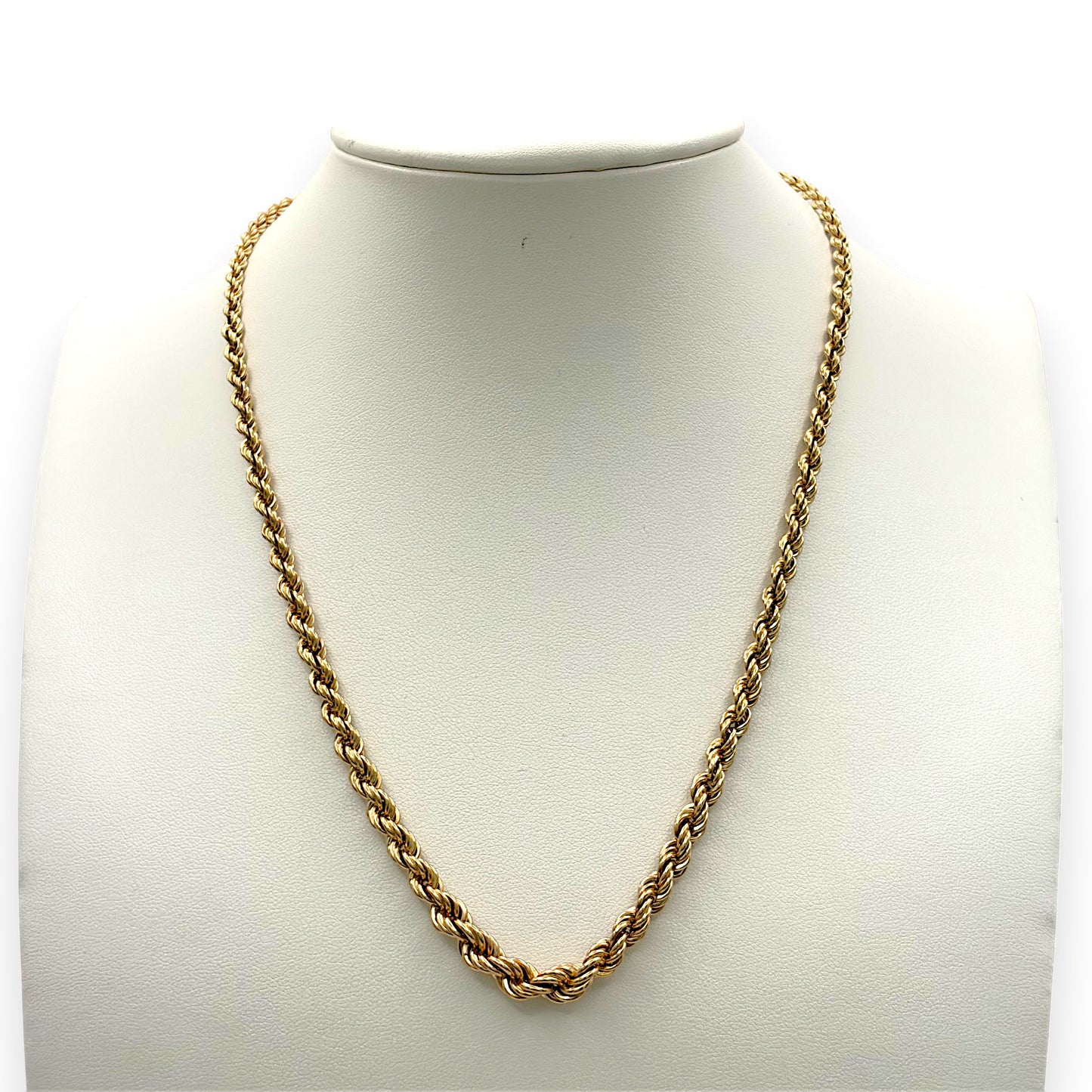 NZGD | 9ct Gold Golden Cascade Rope Chain 46cm