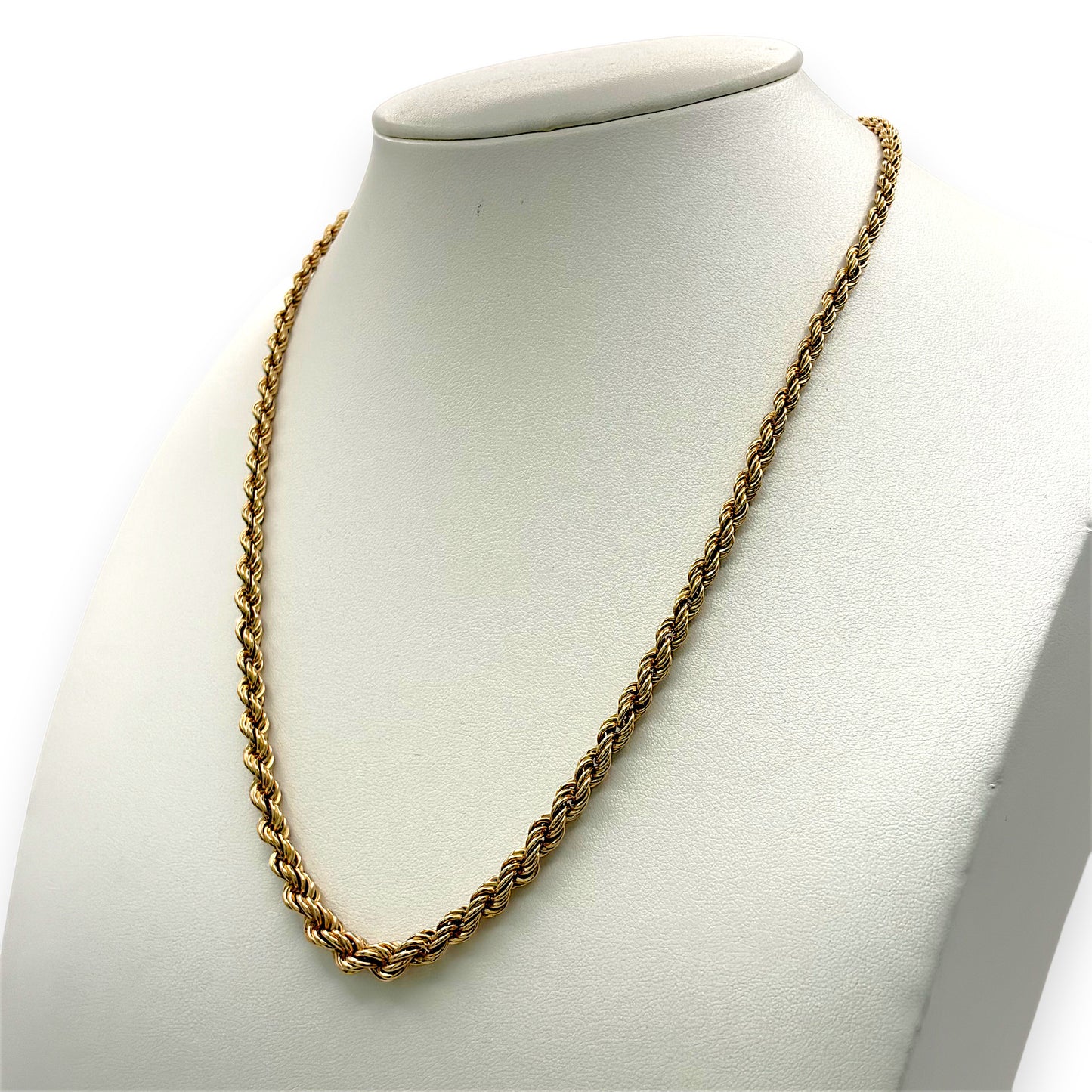 NZGD | 9ct Gold Golden Cascade Rope Chain 46cm