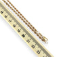 NZGD | 9ct Gold Golden Cascade Rope Chain 46cm