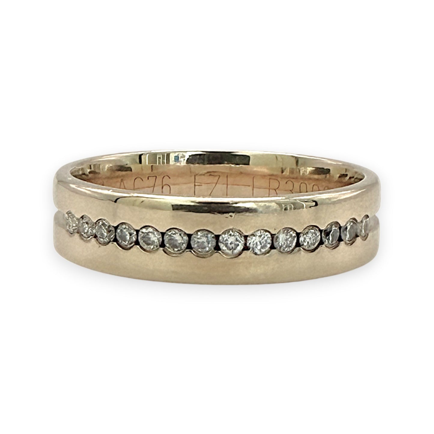 NZGD | 9ct Gold Brilliant Diamond Eternity Band Ring Size W