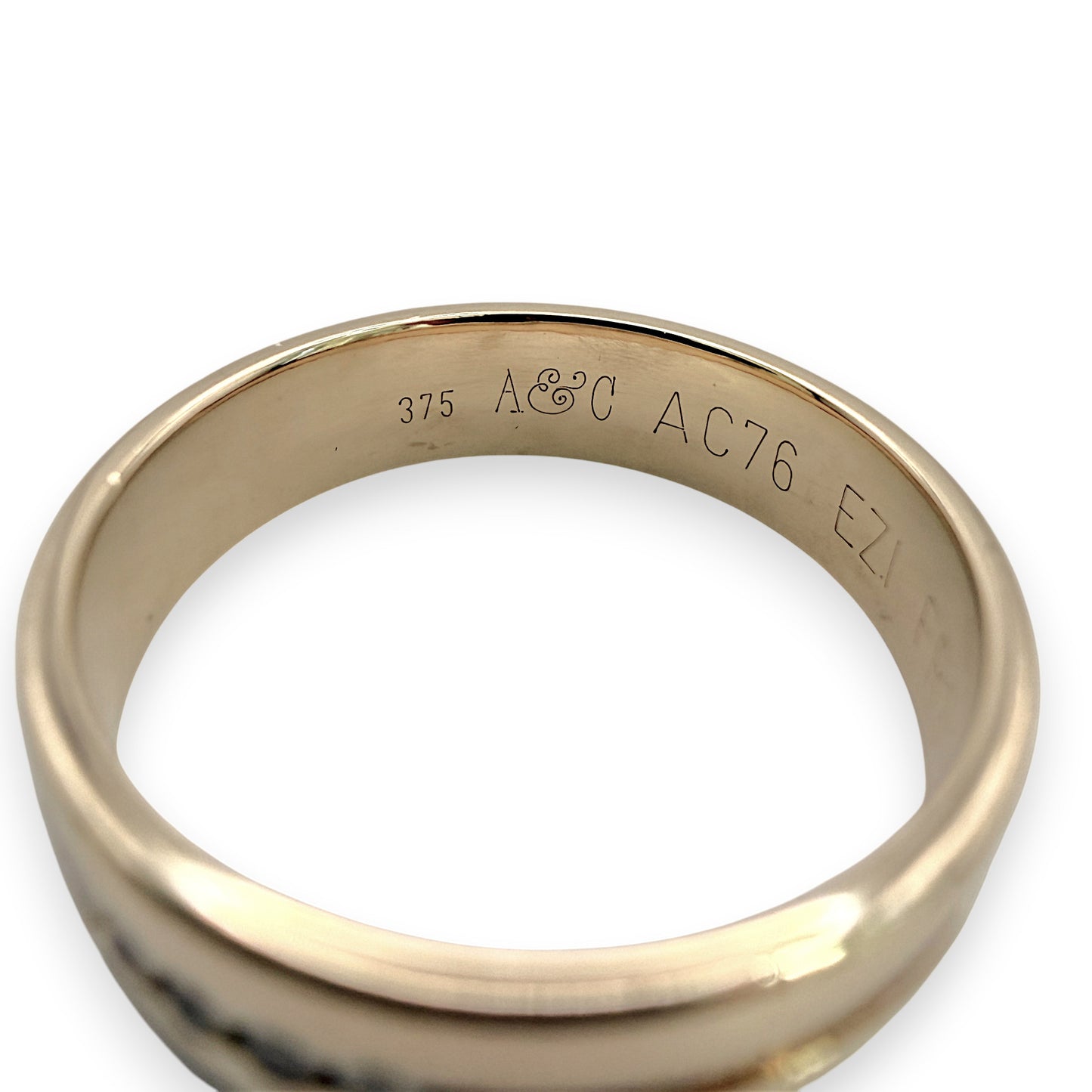 NZGD | 9ct Gold Brilliant Diamond Eternity Band Ring Size W