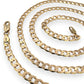 NZGD | 10ct Gold MICHAEL HILL Crestline Curb Chain 62cm