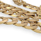 NZGD | 10ct Gold MICHAEL HILL Crestline Curb Chain 62cm
