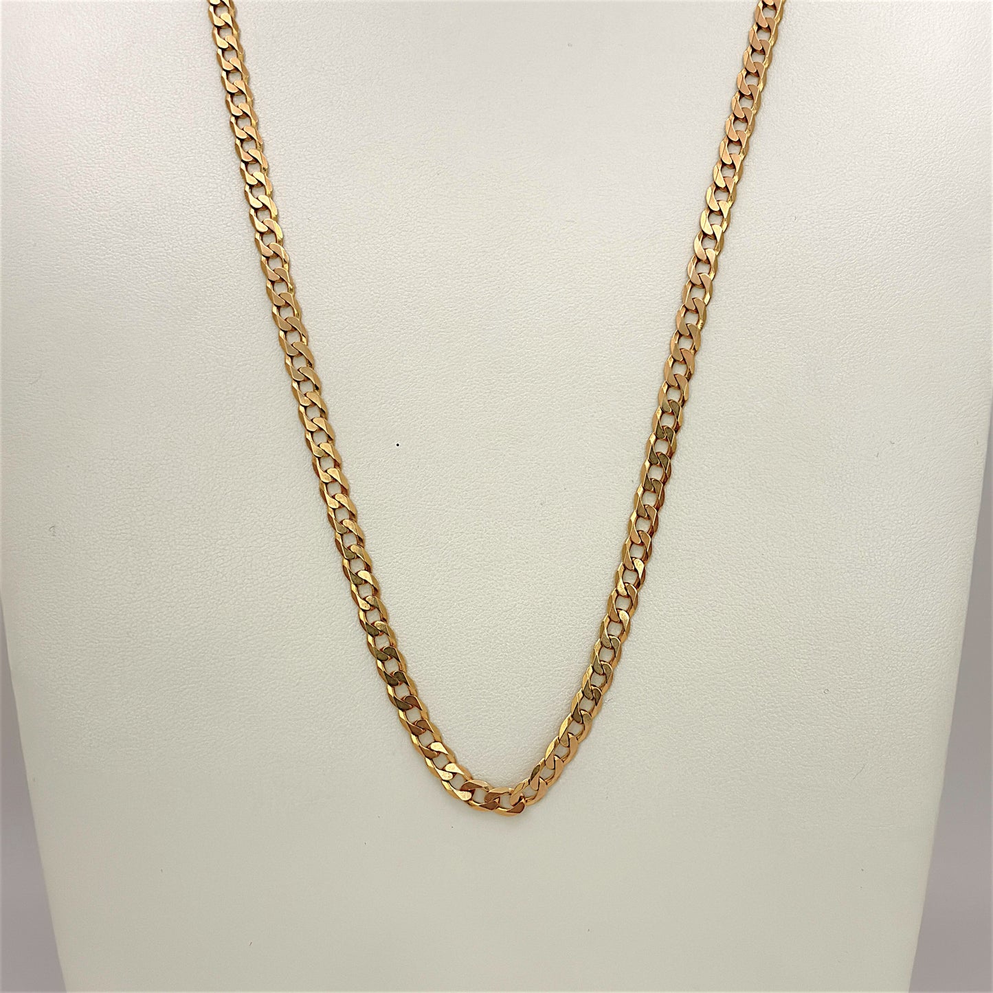 NZGD | 10ct Gold MICHAEL HILL Crestline Curb Chain 62cm