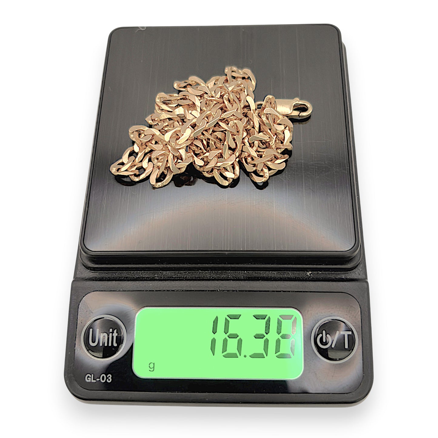 NZGD | 10ct Gold MICHAEL HILL Crestline Curb Chain 62cm