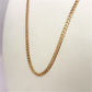 NZGD | 10ct Gold MICHAEL HILL Crestline Curb Chain 62cm