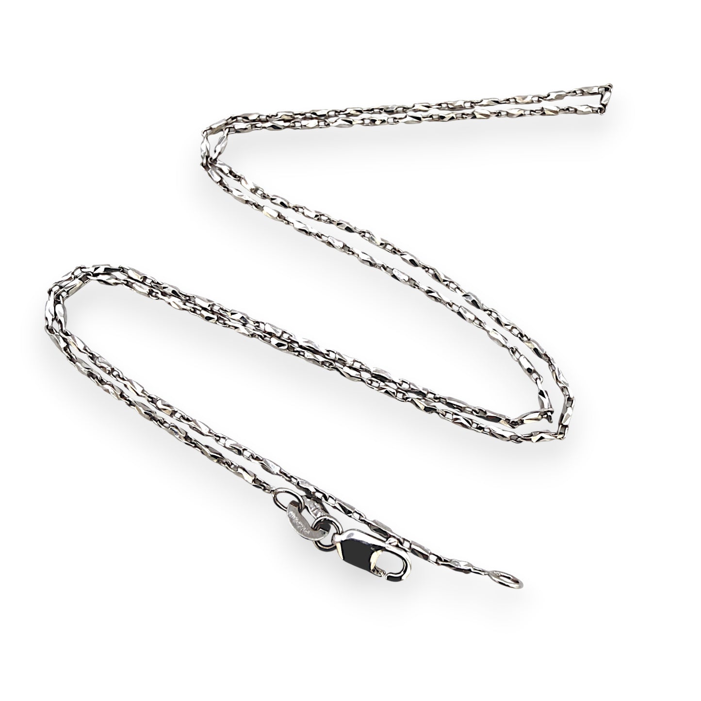 NZGD | 18ct Gold Lumière Bar Chain 45cm