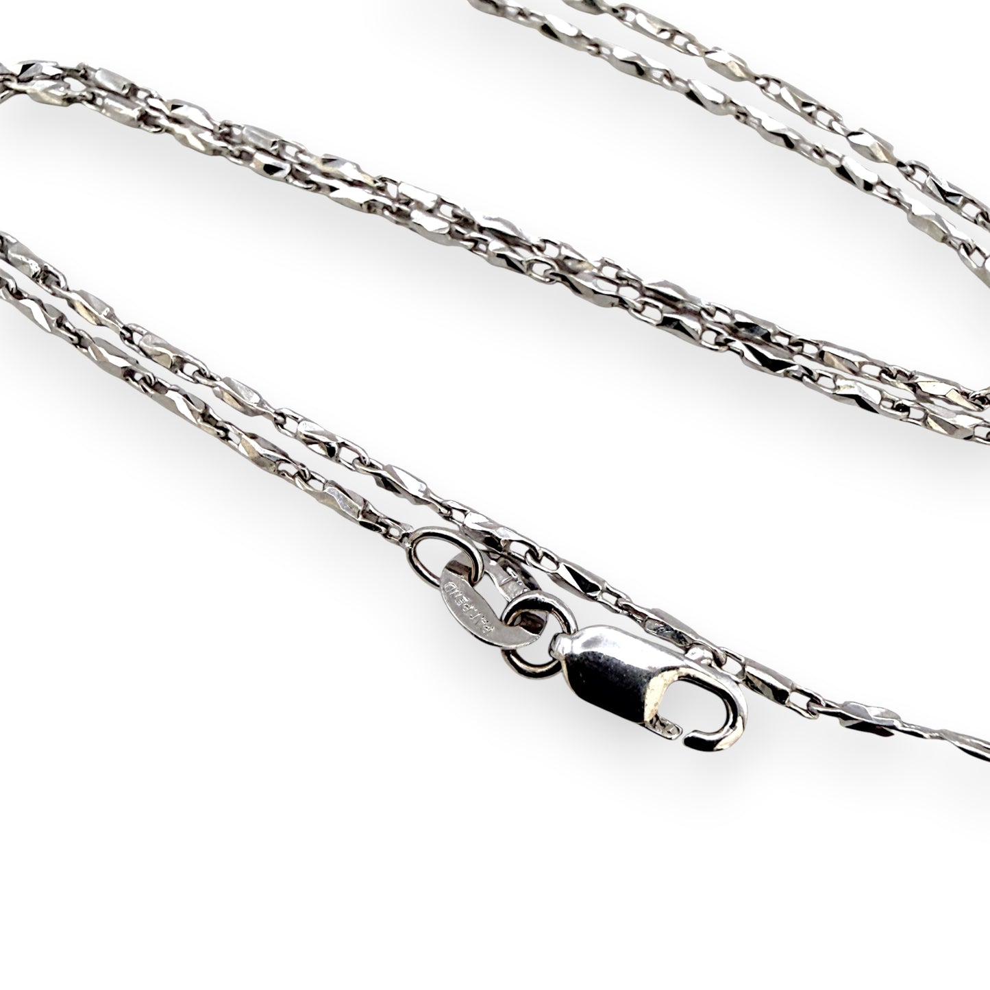 NZGD | 18ct Gold Lumière Bar Chain 45cm