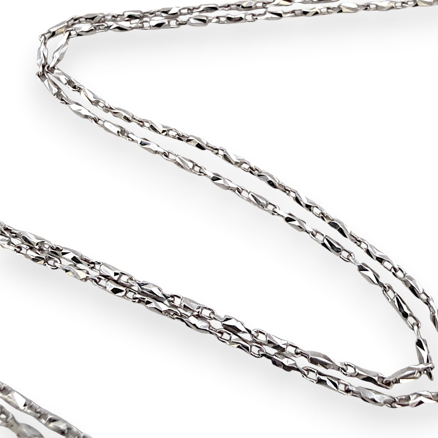 NZGD | 18ct Gold Lumière Bar Chain 45cm