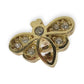 NZGD | 18ct Gold Celeste Bee Sparkle Stud Earrings 8.4mm