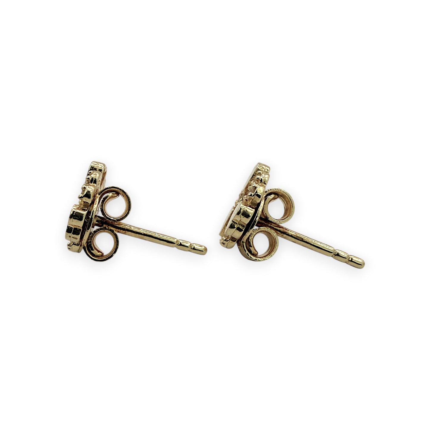 NZGD | 18ct Gold Heart Motif Stud Earrings