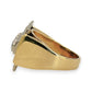 NZGD | 18ct Gold Greenline Radiant Statement Ring Size N