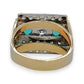 NZGD | 18ct Gold Greenline Radiant Statement Ring Size N