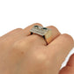NZGD | 18ct Gold Greenline Radiant Statement Ring Size N