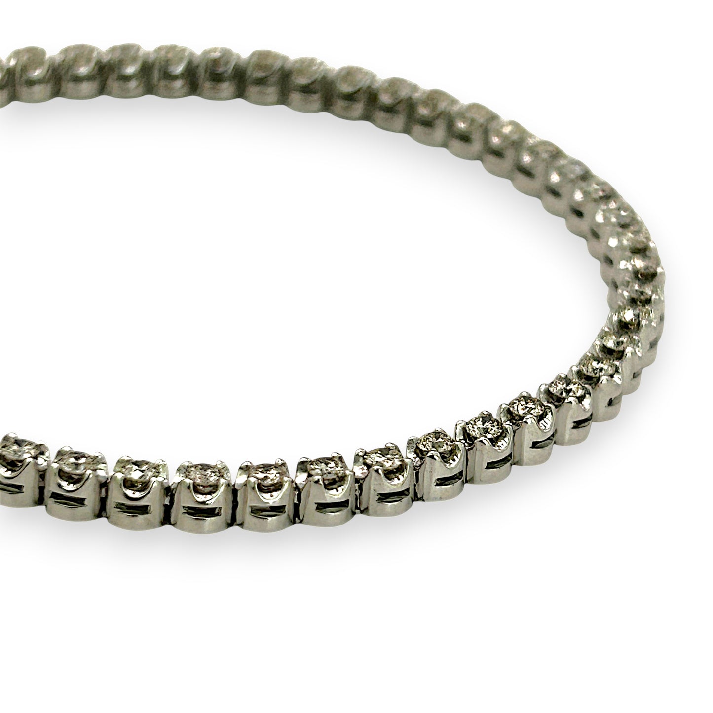 BRAND NEW | 9ct White Gold Diamond Éclat Tennis Bracelet Valuation $7,000