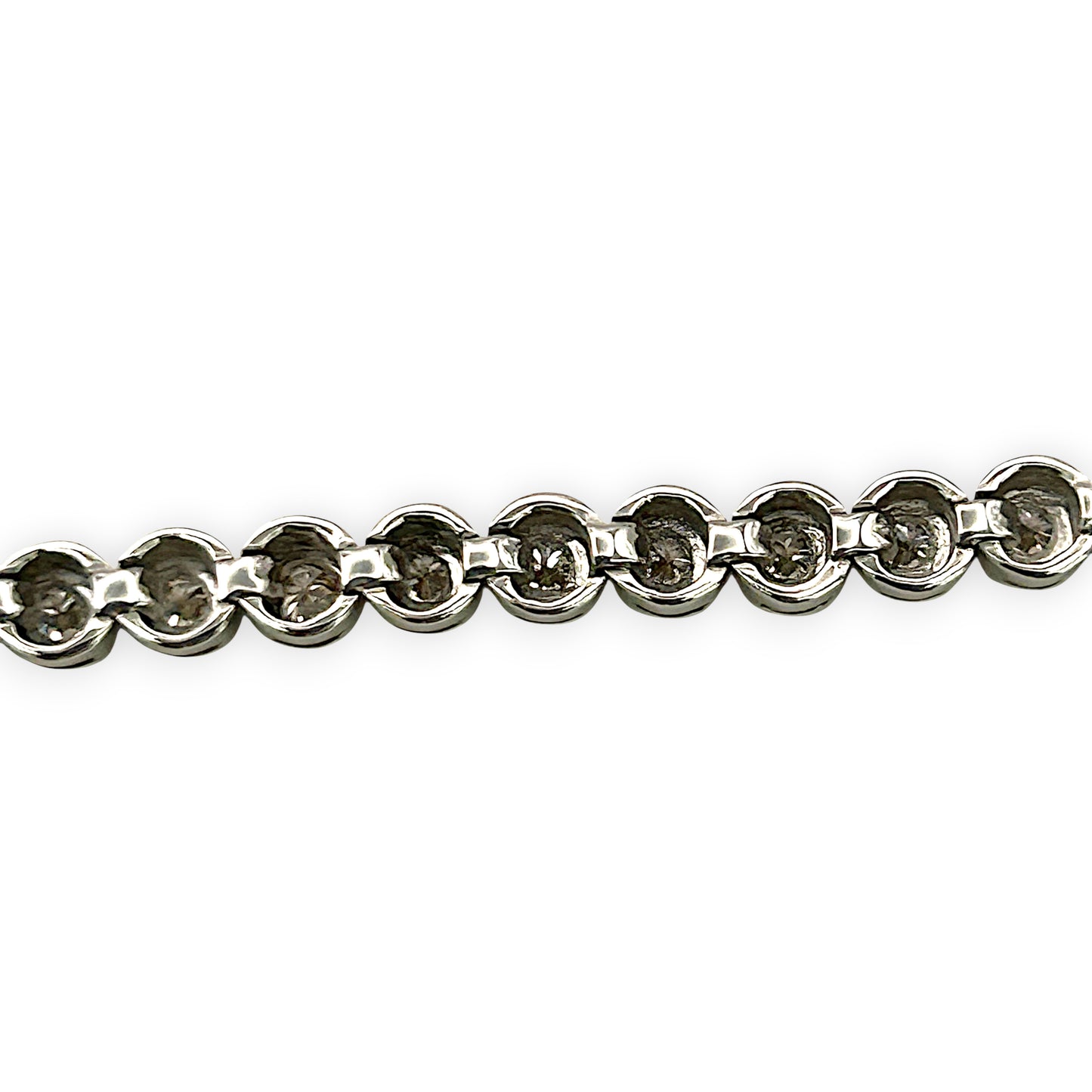 BRAND NEW | 9ct White Gold Diamond Éclat Tennis Bracelet Valuation $7,000