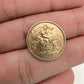 NZGD | 22ct Gold 1908 Edwards VII Half Sovereign Coin