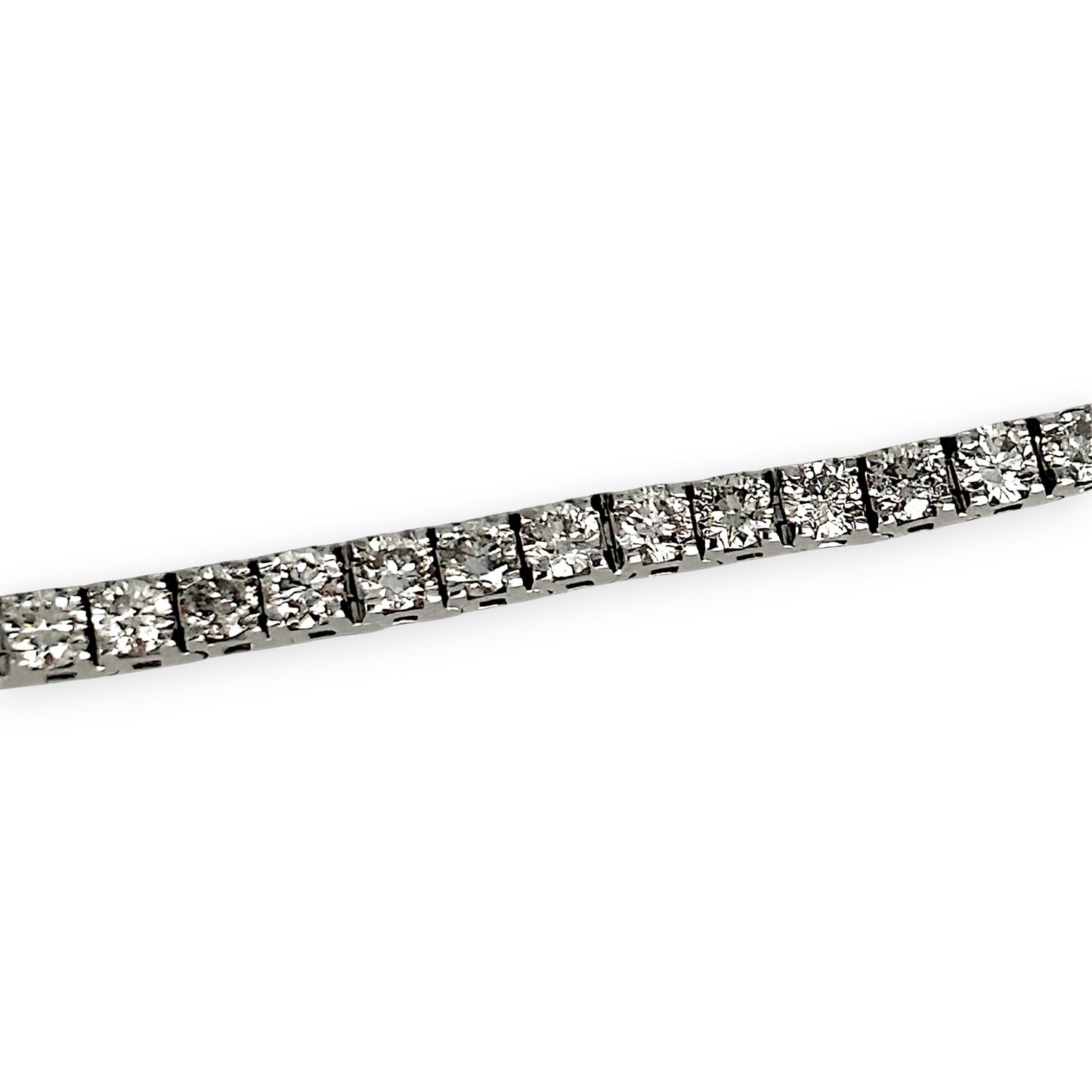 NZGD | 10ct W/Gold MICHEAL HILL Glacier Line Tennis Bracelet TDW 5.00ct.