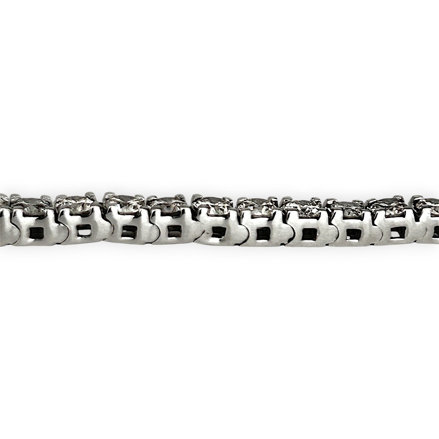 NZGD | 10ct W/Gold MICHEAL HILL Glacier Line Tennis Bracelet TDW 5.00ct.