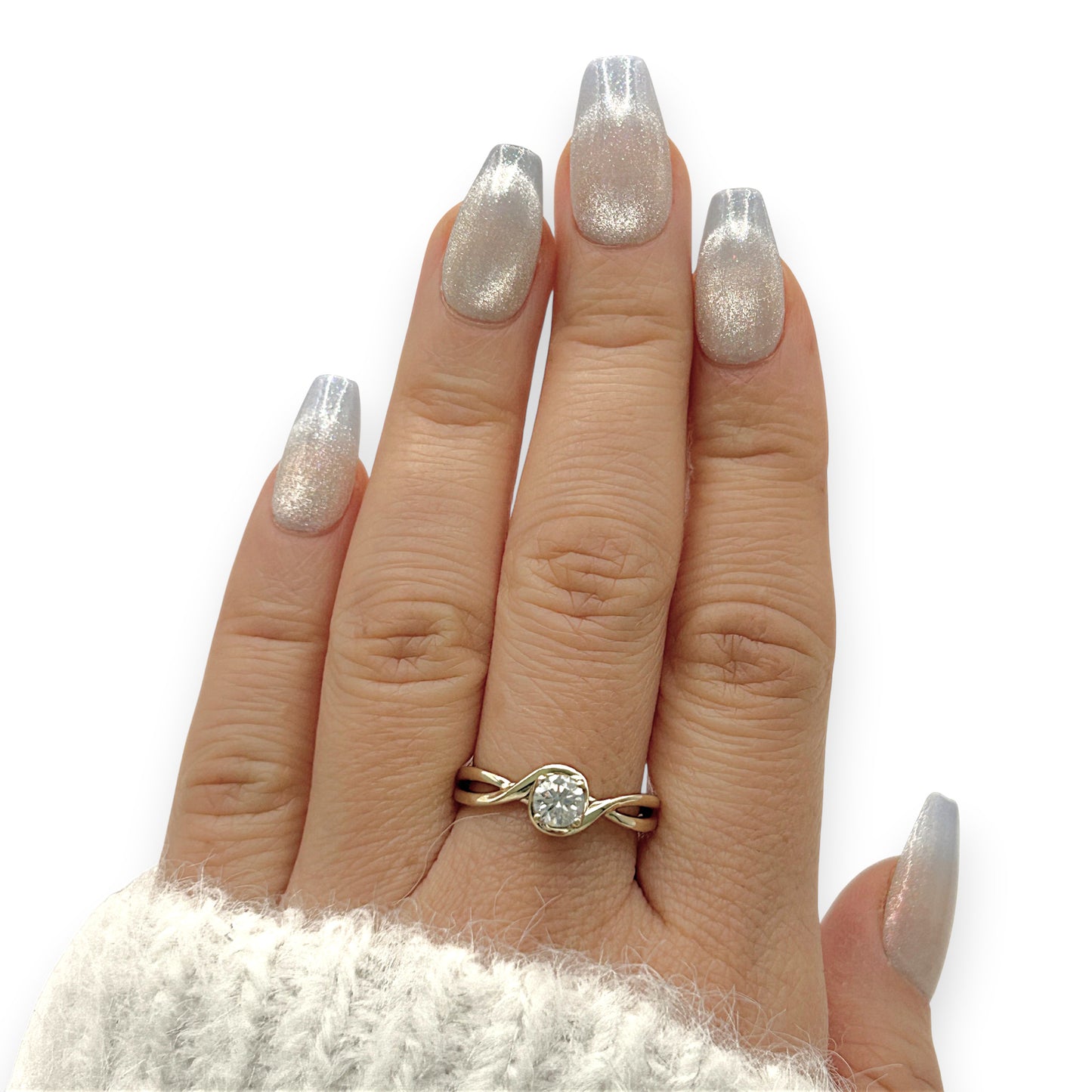 NZGD | 9ct Gold  Eternal Grace Diamond Ring Valuation $2,400
