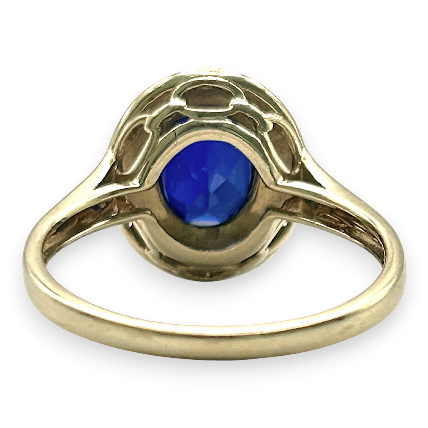 NZGD | 10ct Gold MICHAEL HILL Blue Aurora Ring Valuation $1,200