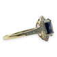 NZGD | 10ct Gold MICHAEL HILL Blue Aurora Ring Valuation $1,200