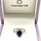 NZGD | 10ct Gold MICHAEL HILL Blue Aurora Ring Valuation $1,200