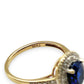 NZGD | 10ct Gold MICHAEL HILL Blue Aurora Ring Valuation $1,200