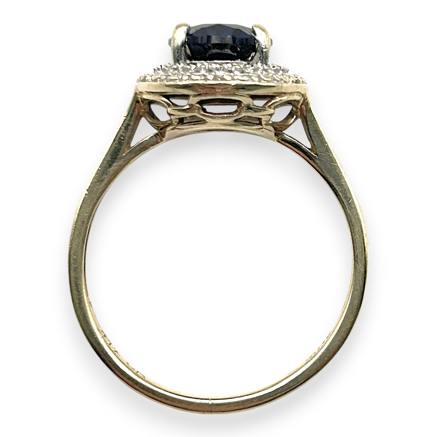 NZGD | 10ct Gold MICHAEL HILL Blue Aurora Ring Valuation $1,200