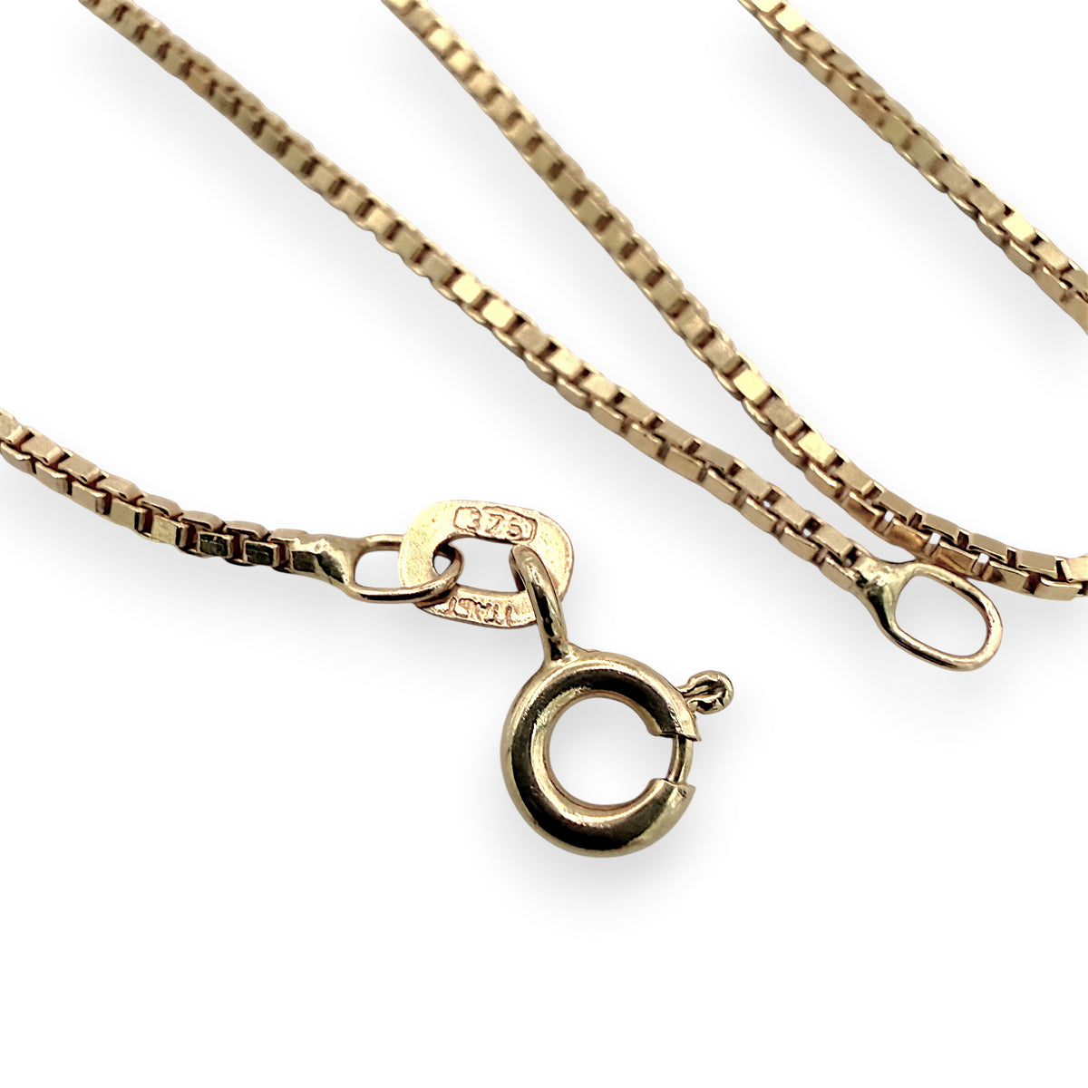 NZGD | 9ct Gold Italian Classic Box Chain 60 cm