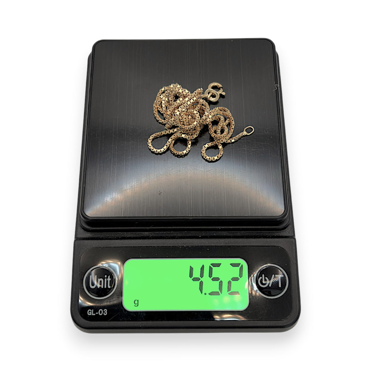NZGD | 9ct Gold Italian Classic Box Chain 60 cm