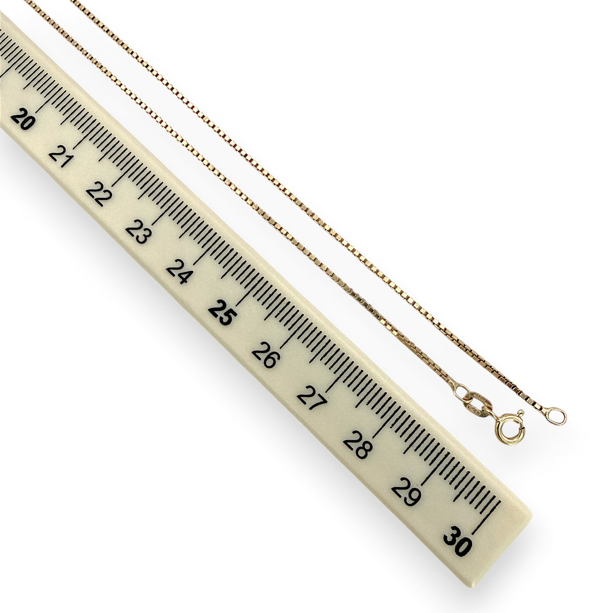 NZGD | 9ct Gold Italian Classic Box Chain 60 cm