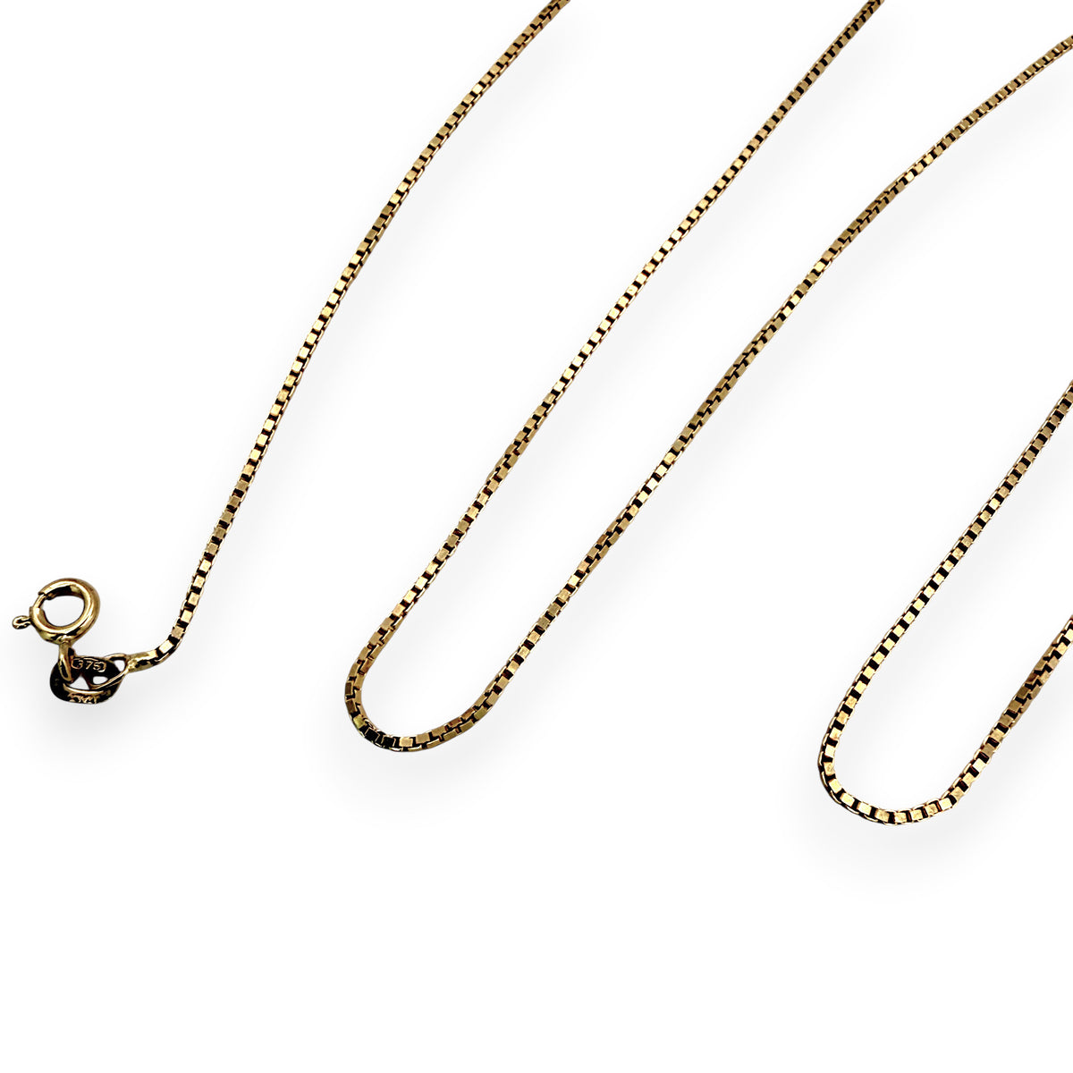NZGD | 9ct Gold Italian Classic Box Chain 60 cm